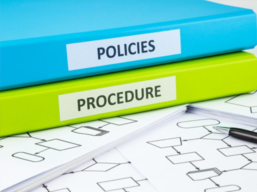 Policies and Procedures notebooks