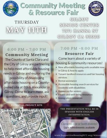 8th and Alexander Community Meeting & Resource Fair